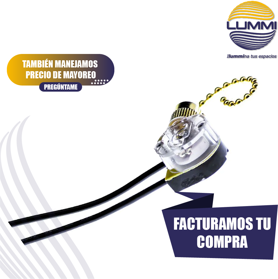Interruptor con cadena y cables (IN290)