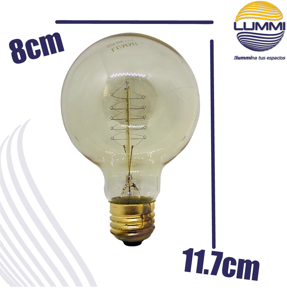 Foco vintage 40W (G25)