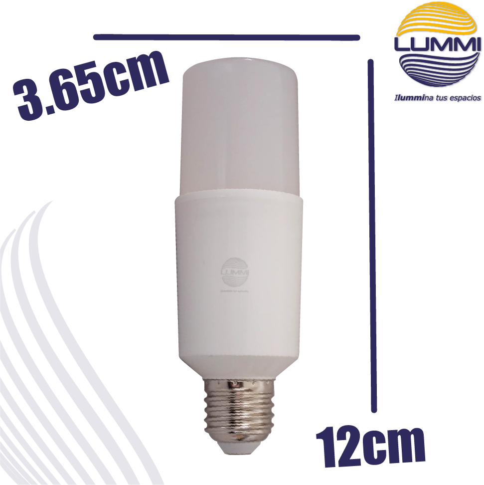 Foco Led 9W tipo mini bala (T37LED9/LD)