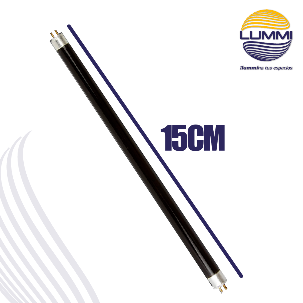 Tubo fluorescente 4W Luz Negra T5 Paq 5pzs (FL4BLB)