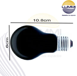 Foco  Incandescente 75W de luz negra UV (A19BLB75)