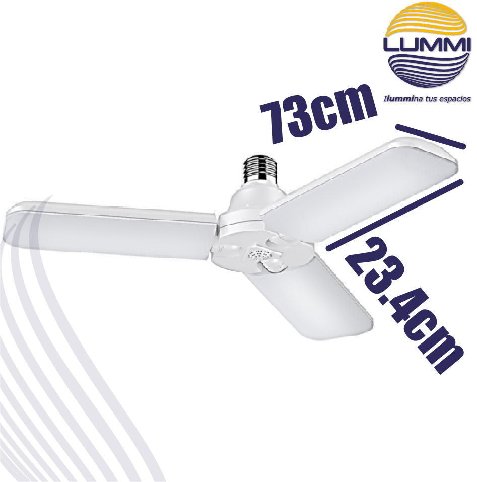 Foco LED 39W tipo ventilador (FAN39)