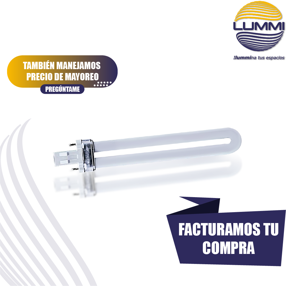 Foco PL 13W tipo 1U GX23 (PL13/64)