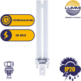 Lámpara PL UV 1U para secado de Resinas ( PL9/UV )