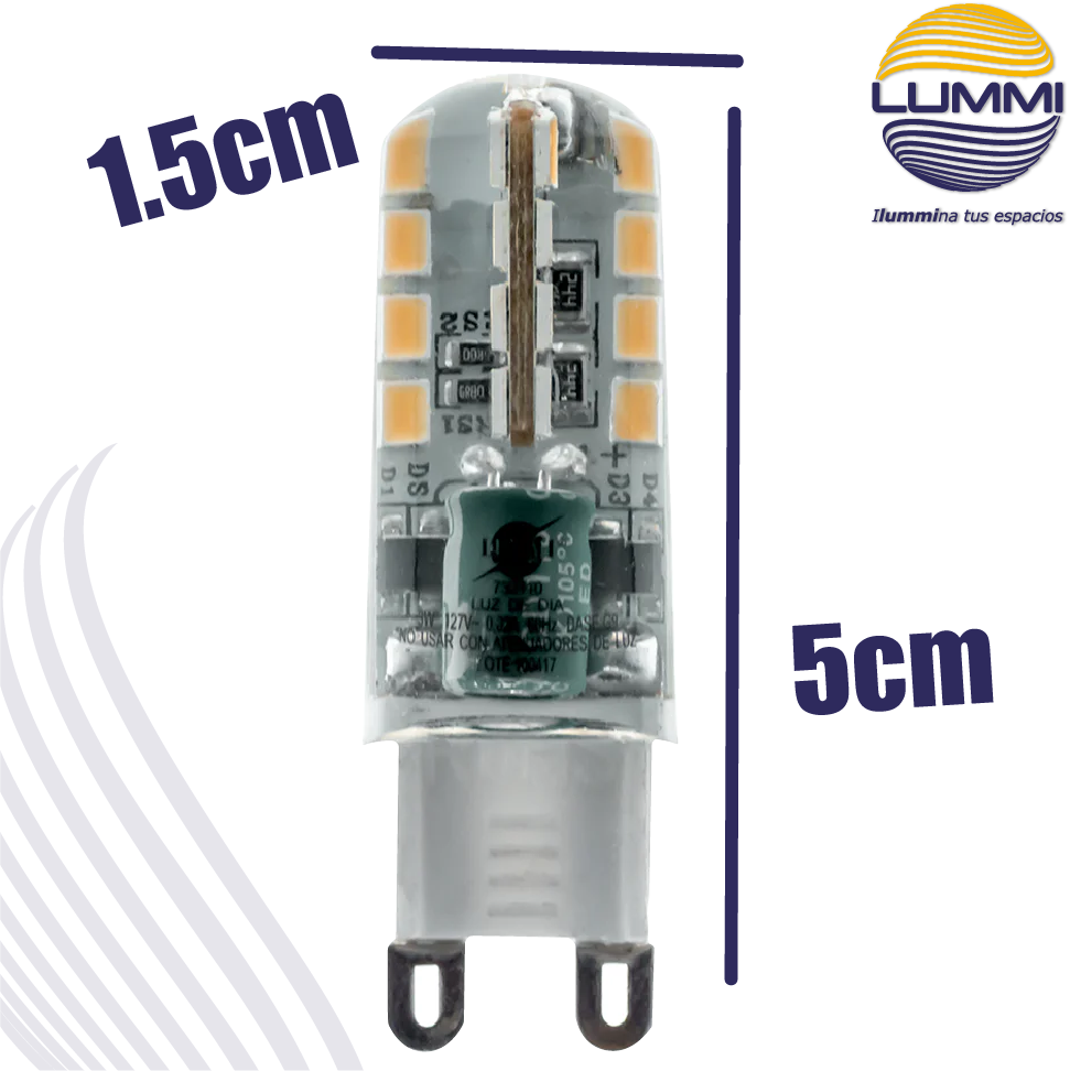 Foco cacahuate LED 3W (G9R3SMD/LD)