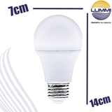 Foco LED 9W para panel solar (12A60LED9/LD)