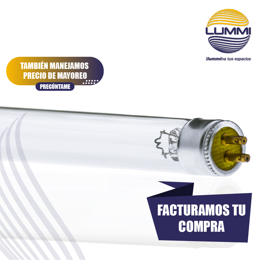 Tubo Germicida T5, Paq 5pzs (FL8GER)