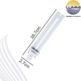 Lámpara PL UV 1U para secado de Resinas ( PL9/UV )