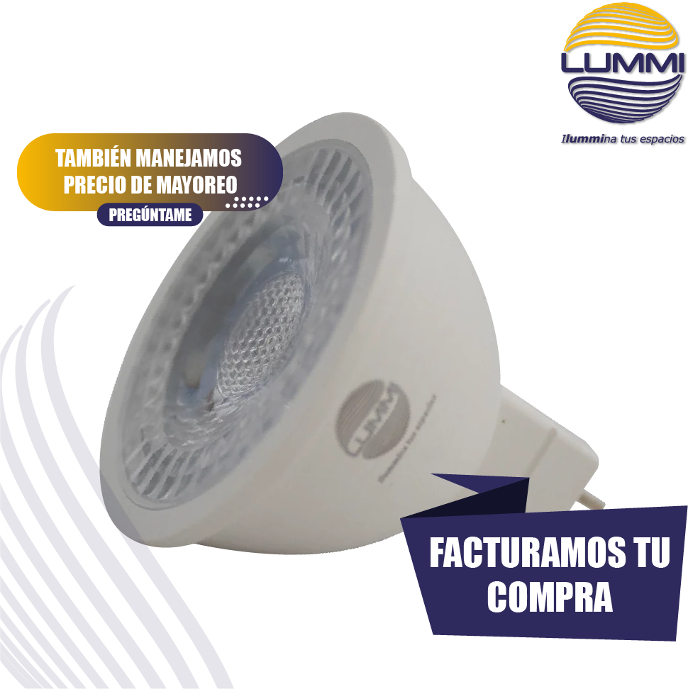 Foco MR16 SMD 7W GX5.3 (MR16SMD7C/LD)