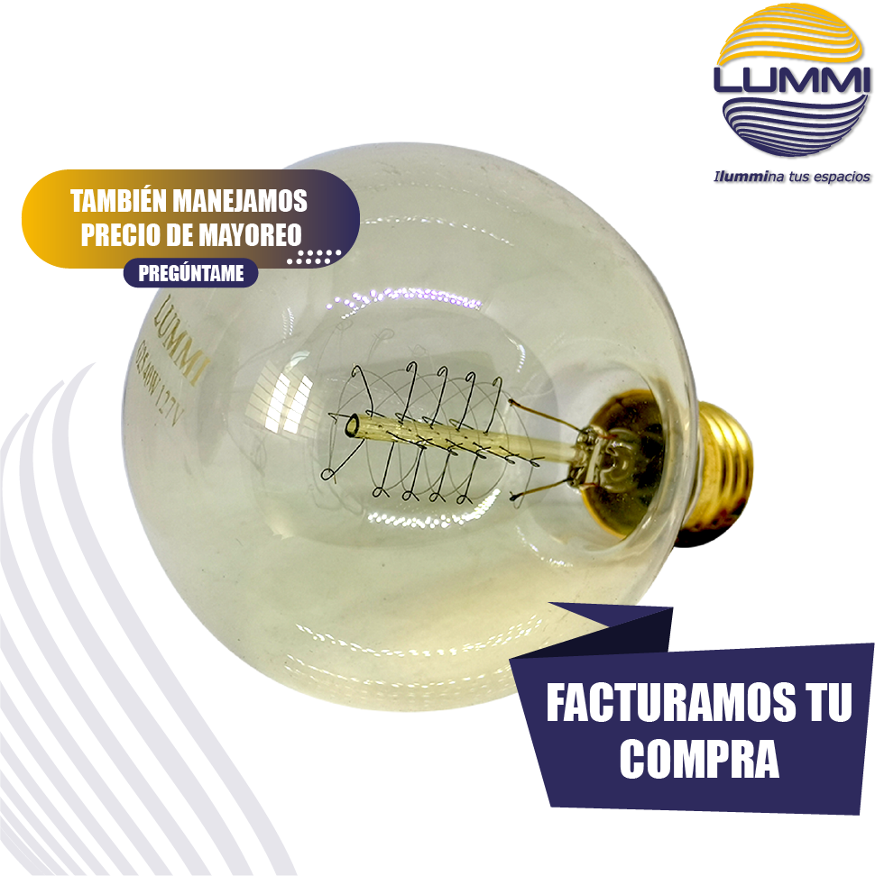 Foco vintage 40W (G25)