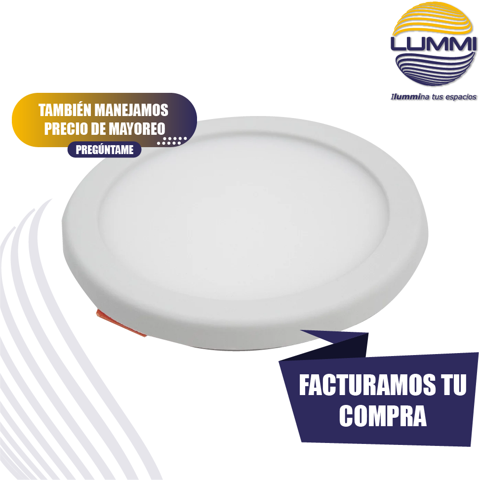 Panel circular LED 7W Empotrable BC (SKY7PL/BC)