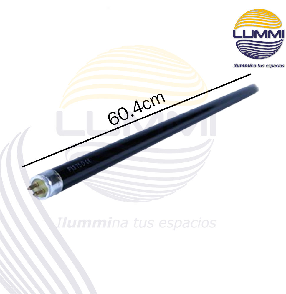 Tubo fluorescente 20W Luz Negra T8 Paq 5pzs (FL20BLB)