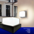 Arbotante de forma cuadrada de 15W (1050)