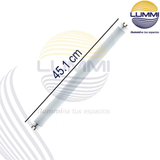 Tubo Luz negra sin filtro Paq 5pzs (FL15BL)