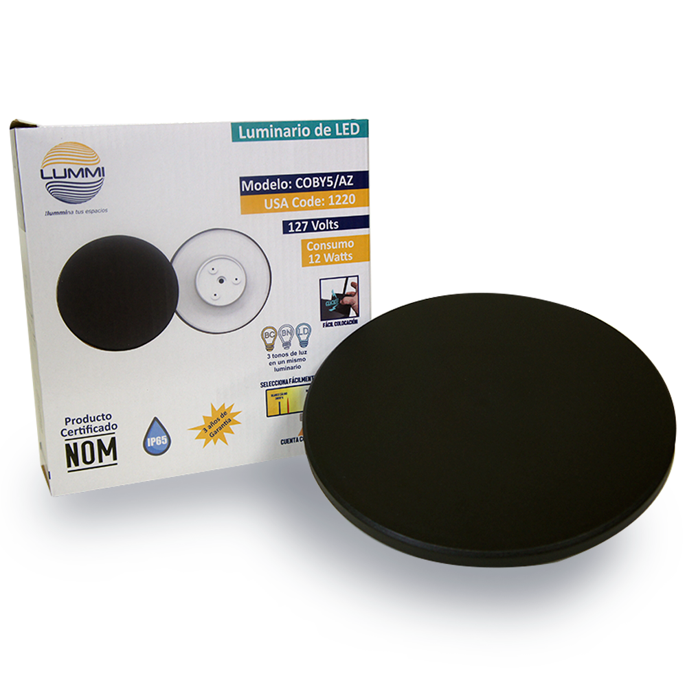 Luminario LED circular de pared de 12W (1220)