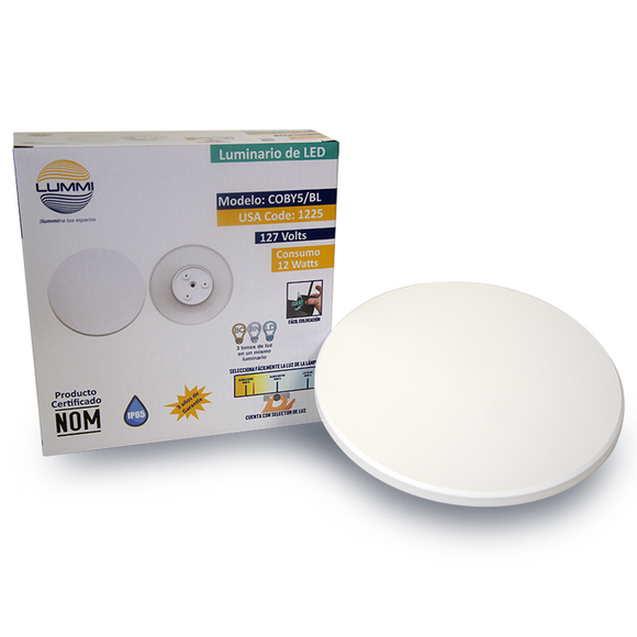 Luminario LED circular de pared de 12W (1225)