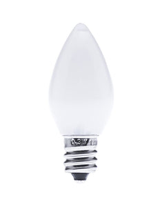 Foco tipo vela de LED C7.5 entrada E-12 ( C7.5LED/COL)