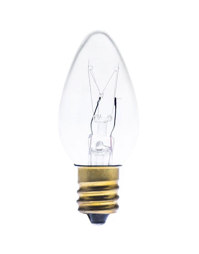 Foco tipo vela base E12 (C7.5)