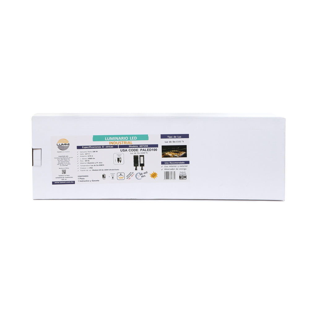 Luminario alumbrado publico LED suburbano (PALED100)