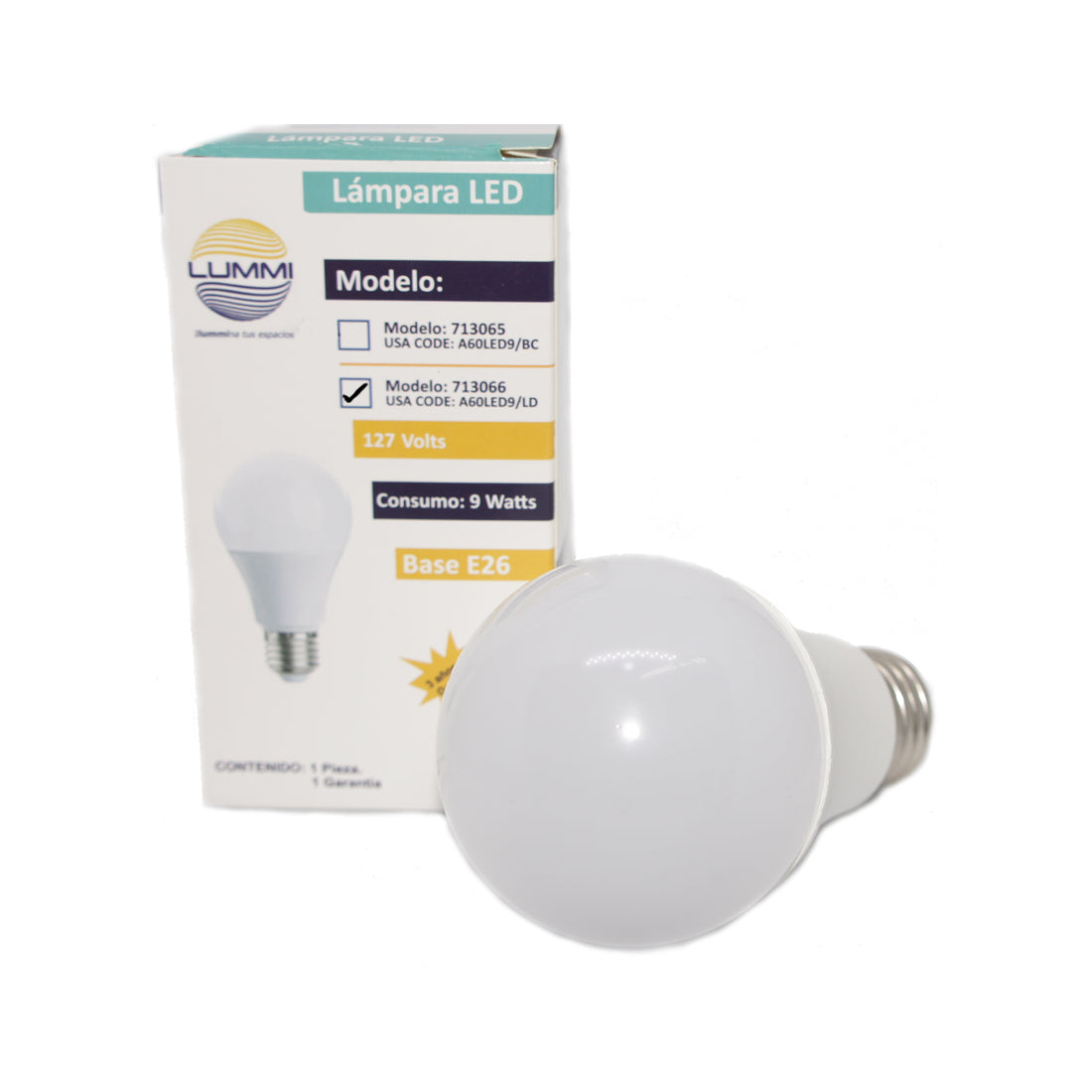 Foco LED 9W tipo A60  (A60LED9/LD)