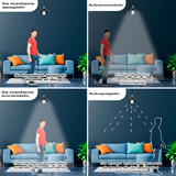 Foco LED 9W Fotocelda + Sensor de movimiento  ( A60SEN9/LD )