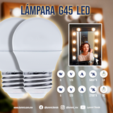 Foco Led tipo anuncio  ( G45SMD5/LD )