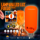 Lámpara led decorativa con efecto fuego (FFT65LED)