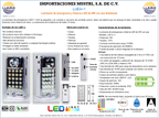 Luminaria de emergencia y linterna LED con fotocelda de 2W (LUE1L)