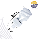 Foco espiral Mini 4 pines 13 W (PLES13/64)
