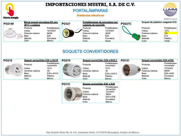 Socket convertidor ( PO215 )