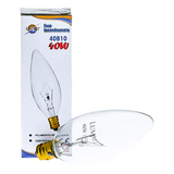 Foco incandescente tipo vela (40B10)