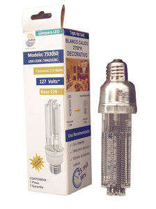 Foco led tipo candil 2.5W (T44LED/BC)
