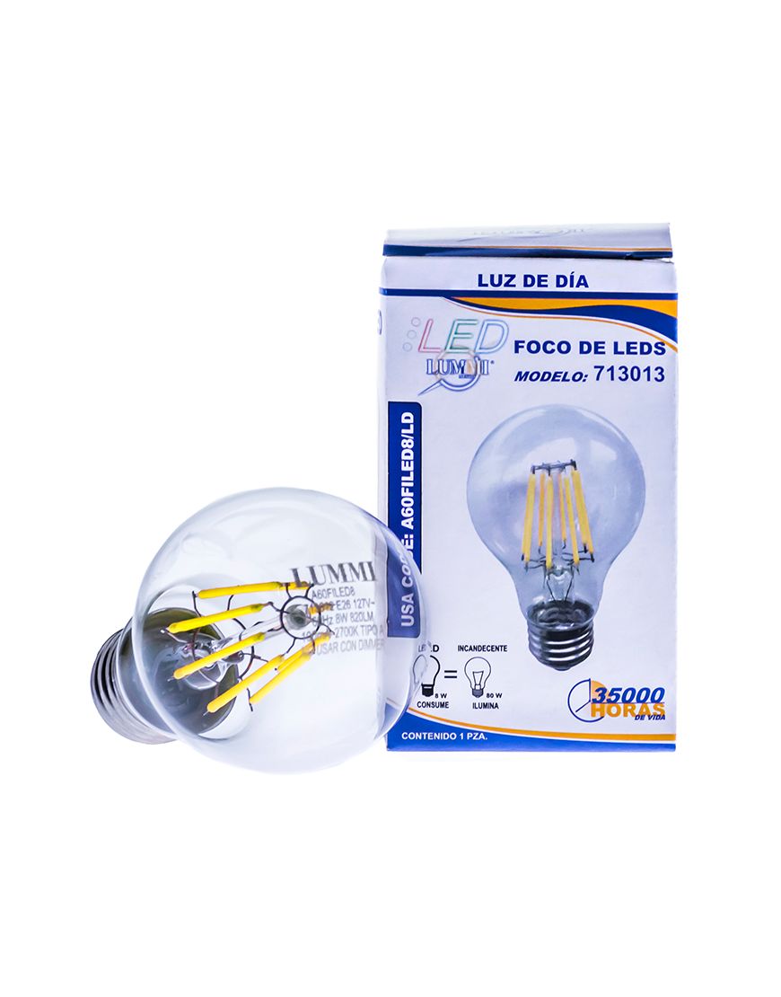 Foco A60 Filamento LED (A60FILED8/LD)