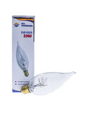 Foco Incandescente tipo vela punta curva (CA1025)