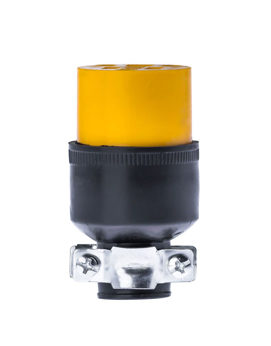 Contacto industrial 2P+T hule (CO273)