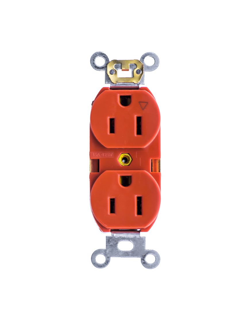 Contacto duplex NARANJA  ( CO275NA )