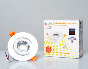 Luminaria  Circular LED 7W Empotrable SMD (EMSMD7/BC)