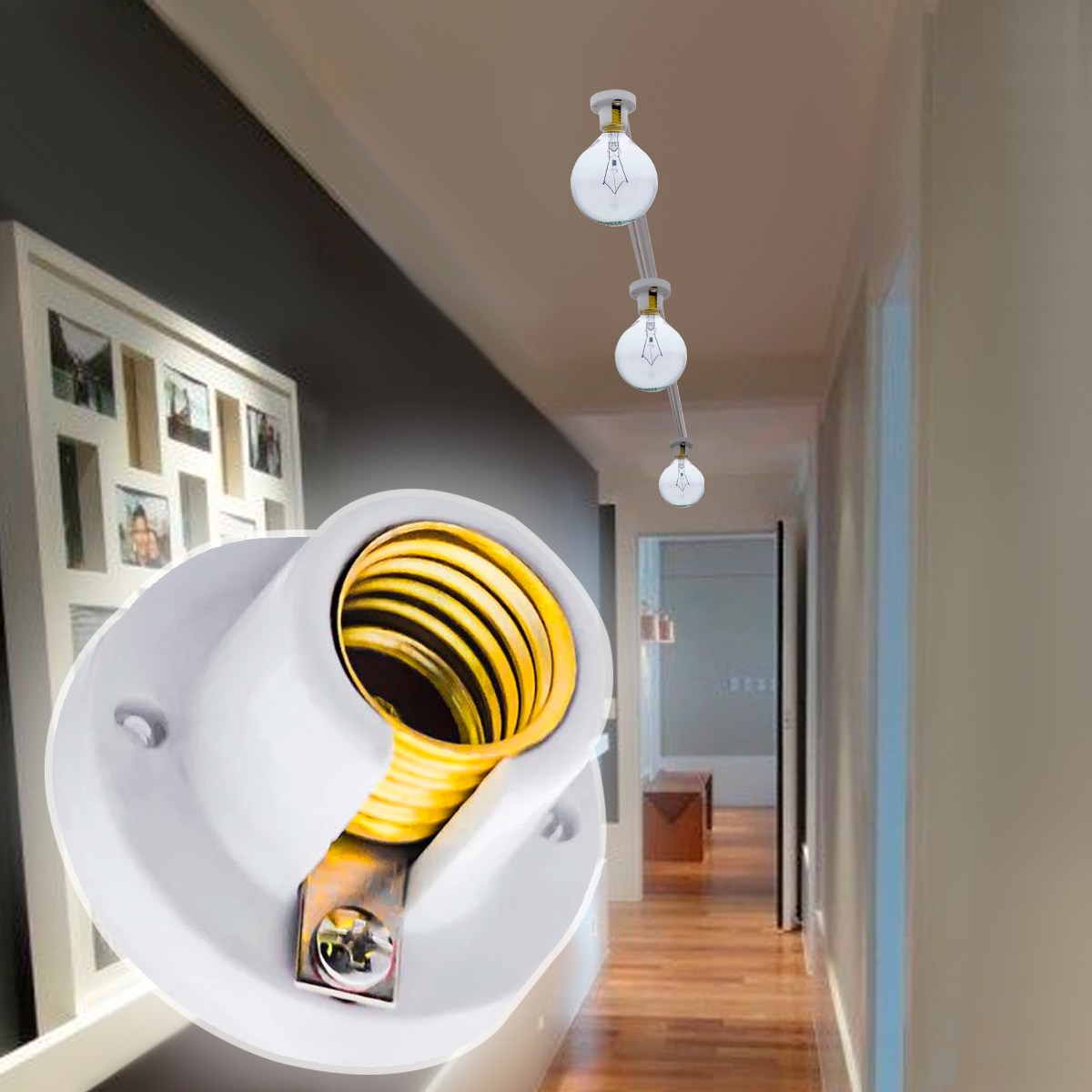 Block socket porcelana (PO101)