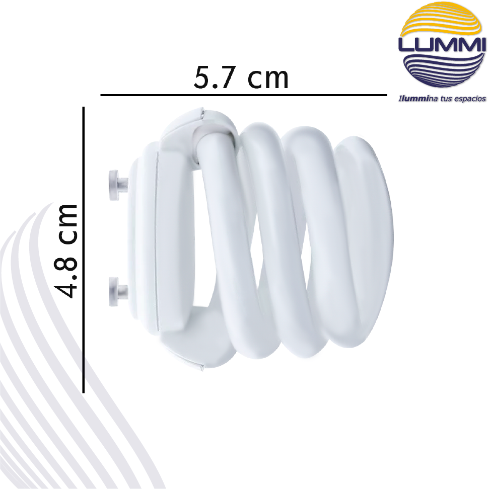 Foco espiral mini Luz Calida G21 (ES13G21/27)