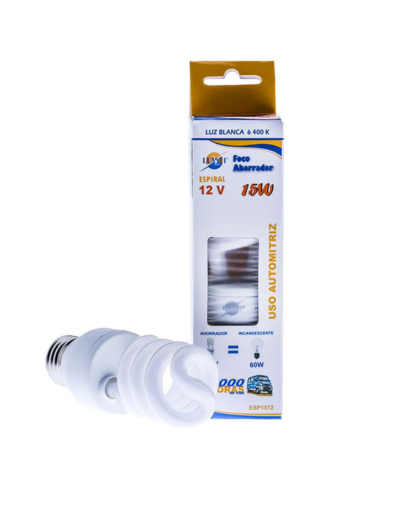 Foco espiral auto-balastrado 15W (ESP1512)