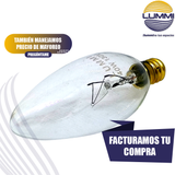 Foco incandescente tipo vela (40B10)